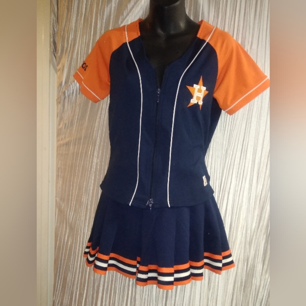 Houston Astros Cheerleading Costume 2 piece set